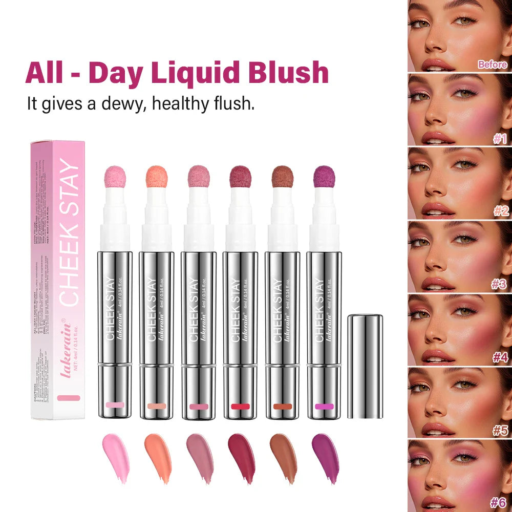 Lakerain All-Day Liquid Blush – Buildable Cheek Color | 4ml