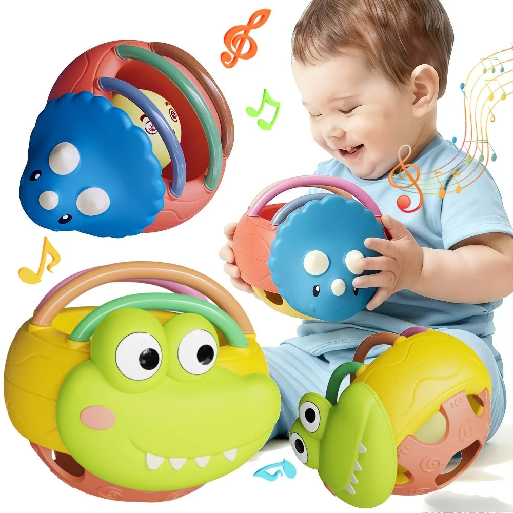 Cute Cartoon Baby Rattle – CE-Certified ABS Plastic Toy