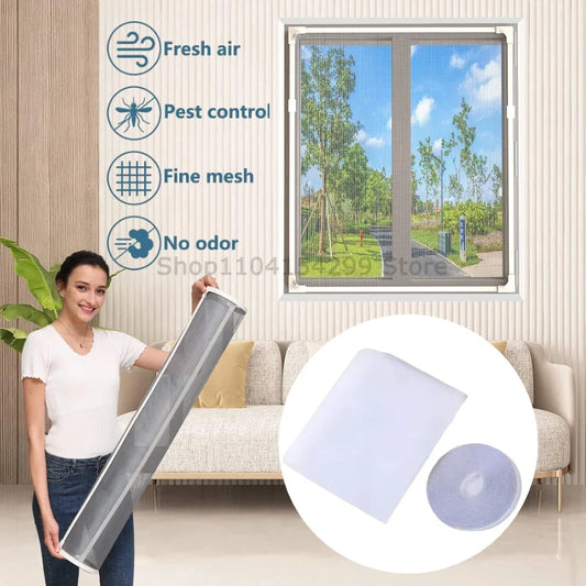 Self-Adhesive Window Mosquito Net | No-Drill Invisible Mesh Screen Window Insect Screen Oasis Select