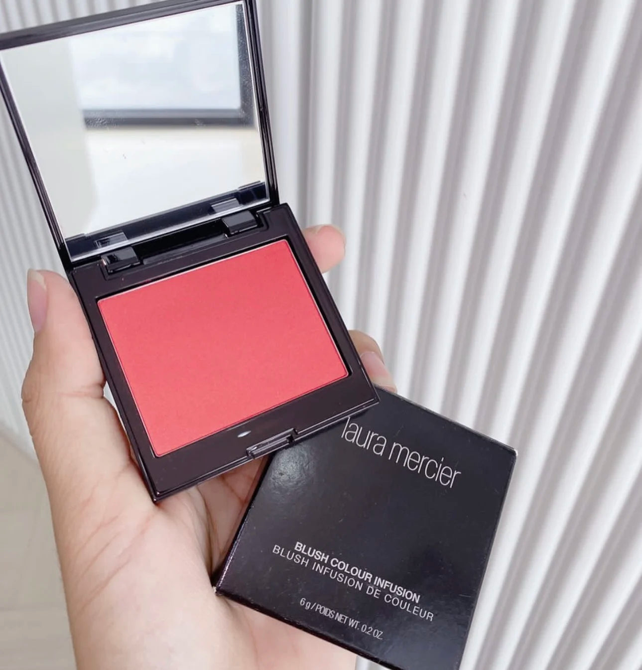 Laura Mercier Blush Colour Infusion 6g Original Lasting Matte Monochrome Blush Plate Rosé Bellini Peach Ginger Chai Brand Blush Peaceful Pleasures Health and Wellness