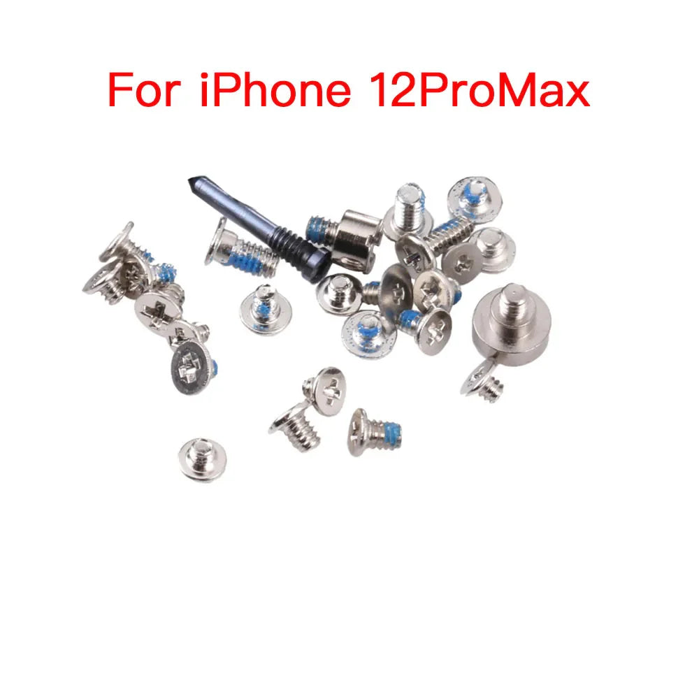 iPhone 7–12 Pro Max Full Screw Replacement Set | 5-Star Screws