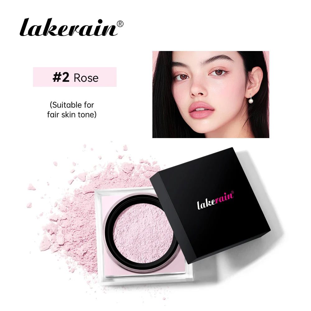Loose Baking Setting Powder – Matte, Oil Control & Brightening Loose Setting Powder Oasis Select 02 Rose