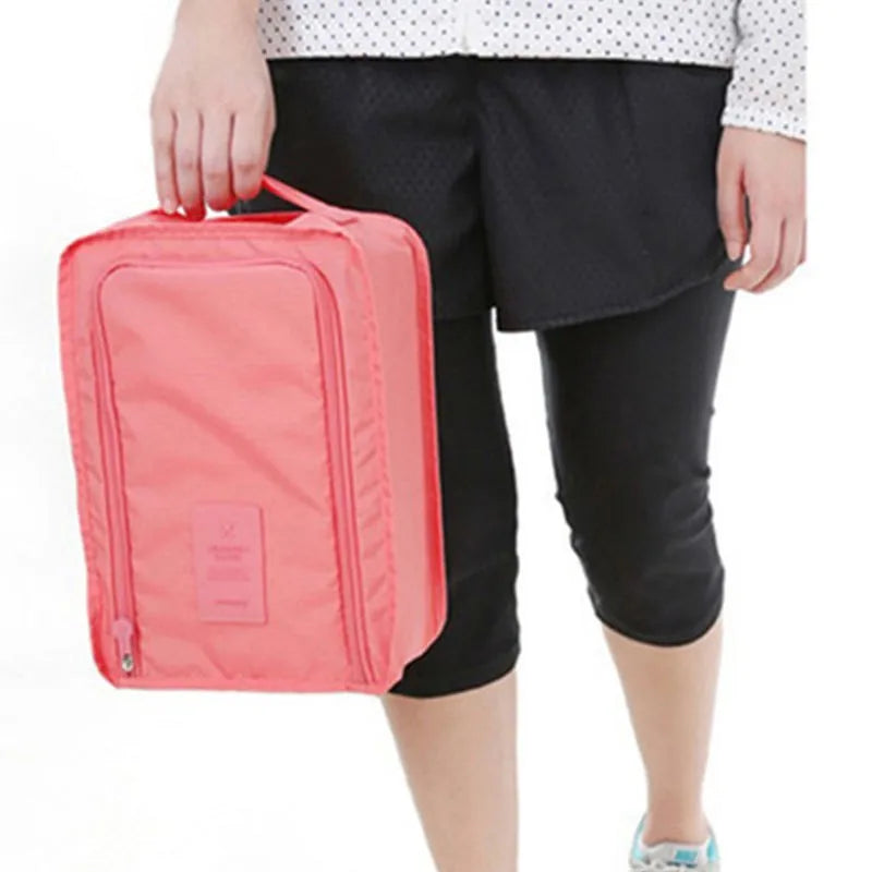 Portable Shoe Bags Travel Holds Multifunction Waterproof Folding Storage High Capacity Shoe Pouch Organizer Peaceful Pleasures Health and Wellness
