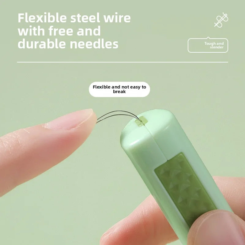 2-in-1 Needle Threader & Seam Ripper – DIY Sewing Tool Kit