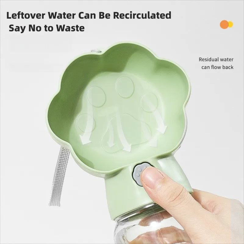530ML Large Dog Water Bottle For Small Big Dogs Portable Travel Pet Drinking Bottle Water Container Puppy Cat Drinker Feeder Peaceful Pleasures Health and Wellness