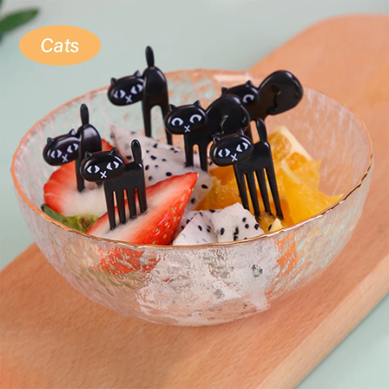 Kids Animal Cartoon Food Picks – Fun Fruit & Snack Forks