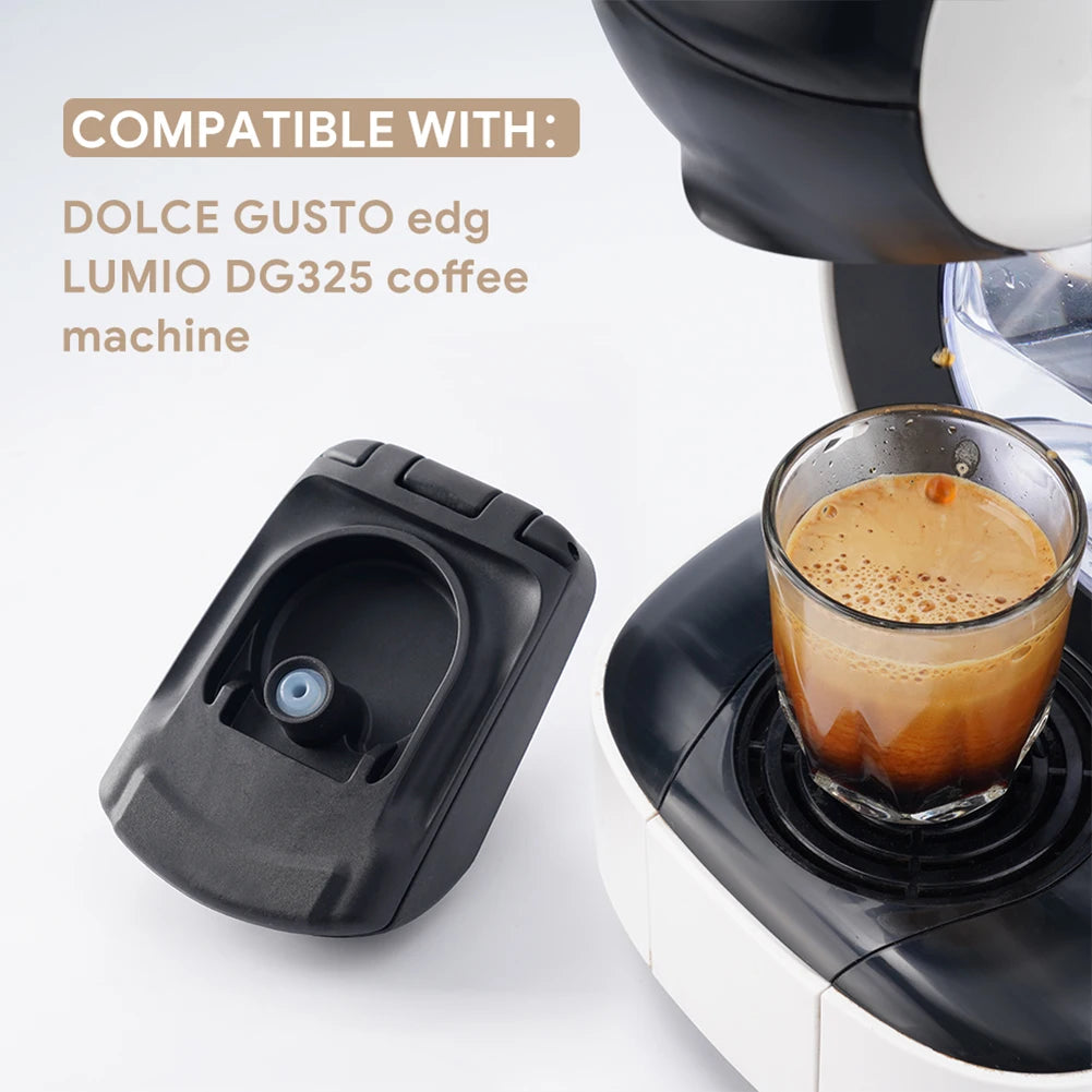 Coffee Capsule Plus Powder Holder Adapter DIY Taste Espresso Accessories for DOLCE GUSTO Edg LUMIO DG325 Coffee Machine Peaceful Pleasures Health and Wellness