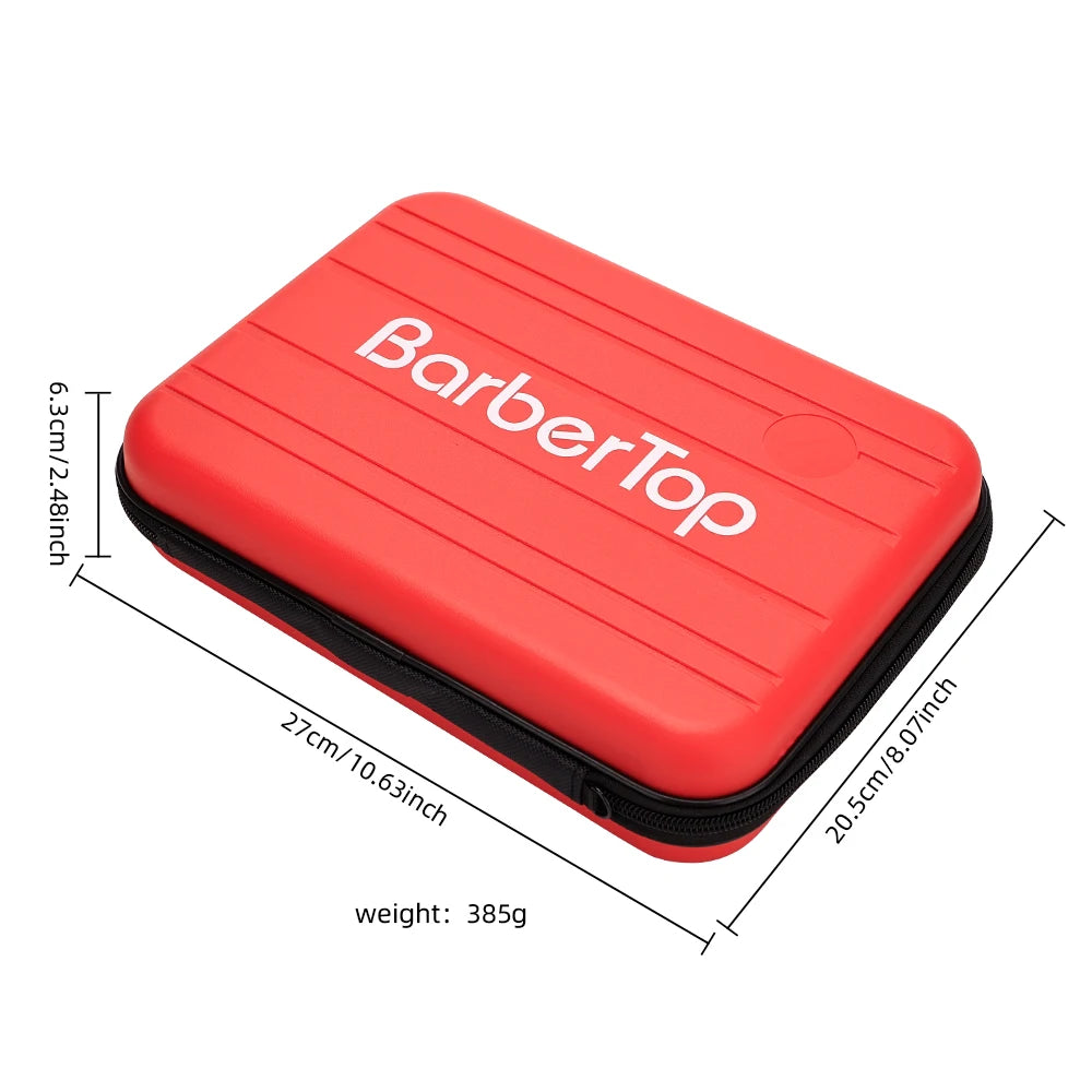 New Barber Shockproof Hair Scissors Case Bag Hair Scissor Bag Professional Comb Tools Storage Bags Makeup Travel Case Peaceful Pleasures Health and Wellness red L