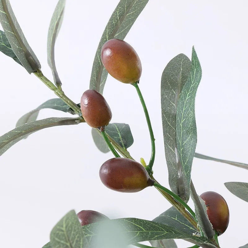 Artificial Olive Branch Fake Plant | Wedding & Home Decor Artificial Plant Branch Peaceful Pleasures Health and Wellness