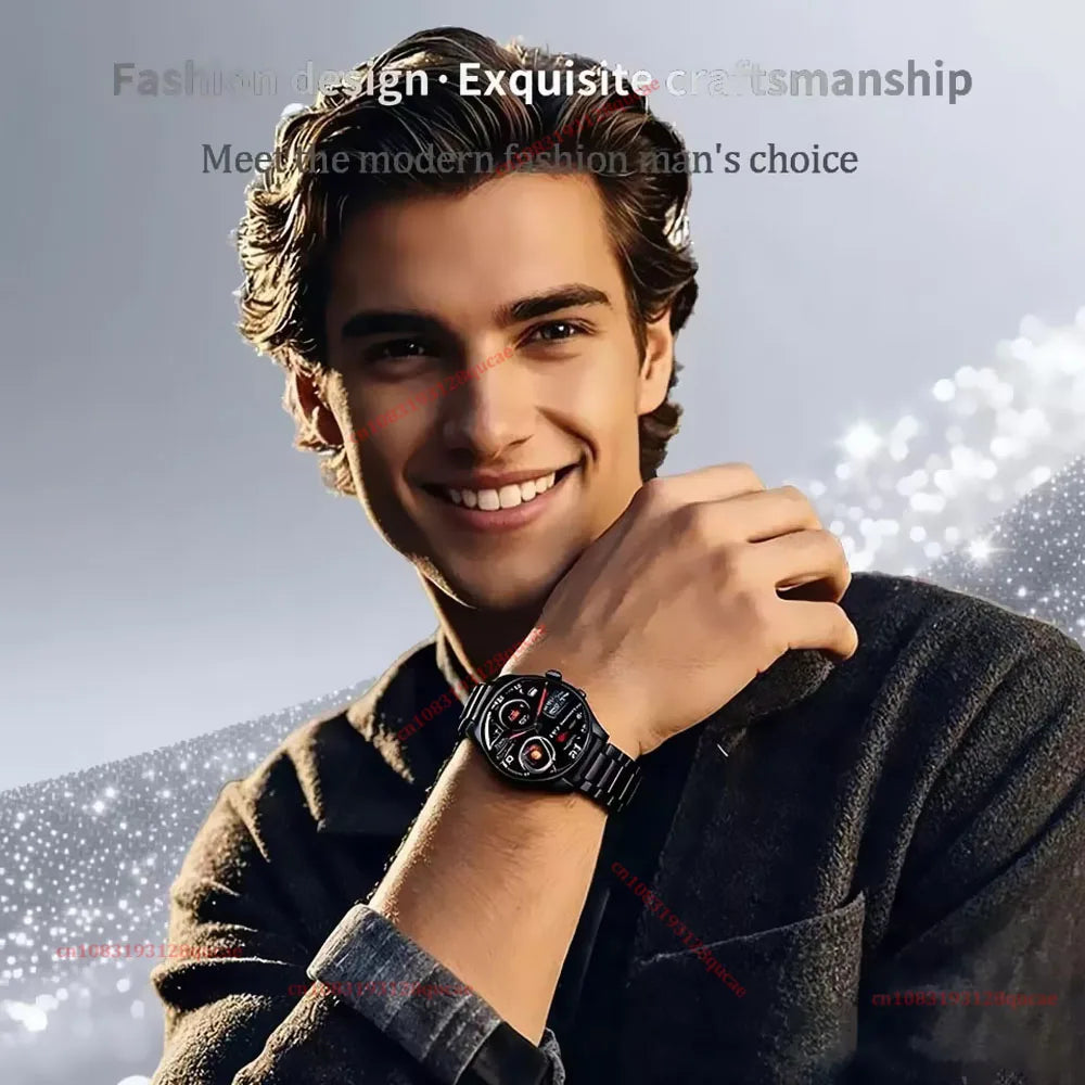 2026 New Men's Smart Watch 1.52'' HD Display Health Tracking Bluetooth Calling Voice Assistant Sports Smartwatch for Andorid IOS Peaceful Pleasures Health and Wellness