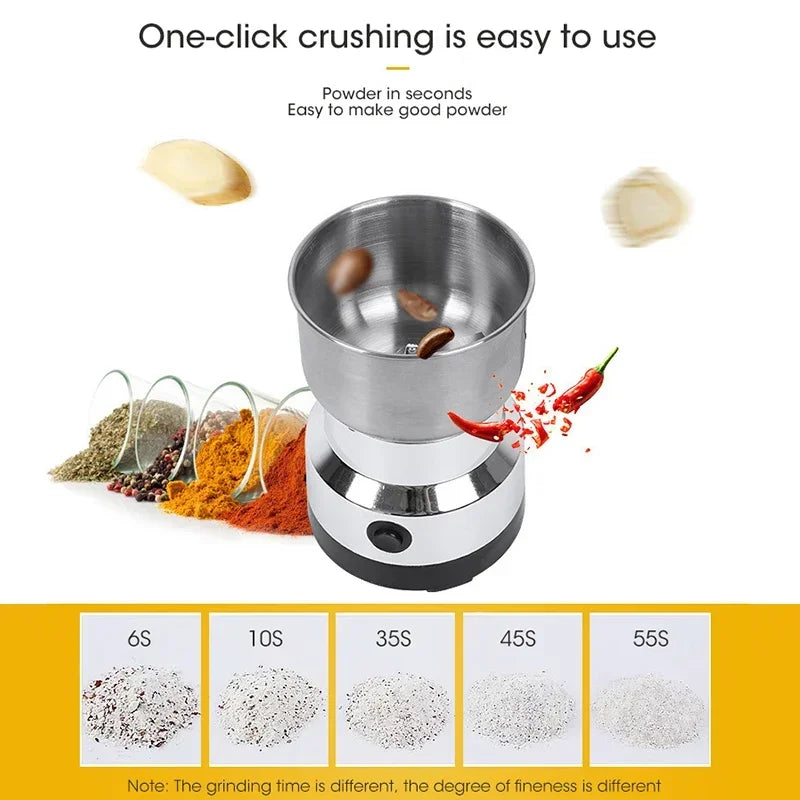 Mini Electric Spice & Coffee Grinder 300ml | 2/4 Blades