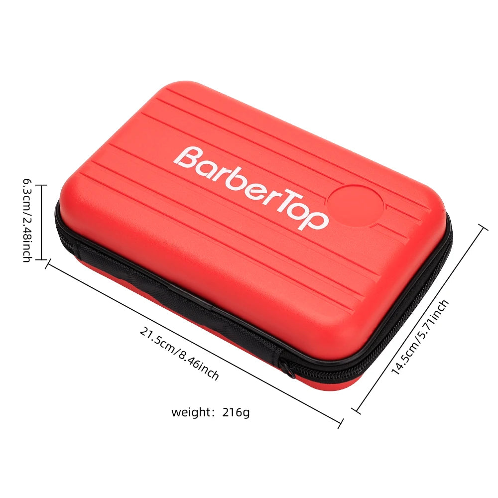 New Barber Shockproof Hair Scissors Case Bag Hair Scissor Bag Professional Comb Tools Storage Bags Makeup Travel Case Peaceful Pleasures Health and Wellness red S