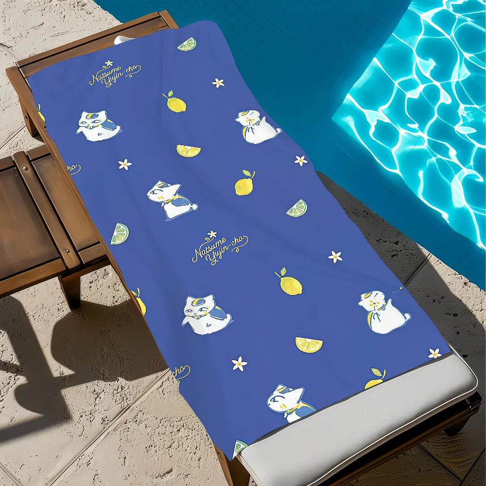 Nyanko-Sensei Natsume's Book of Friends Quick-Dry Beach Towel