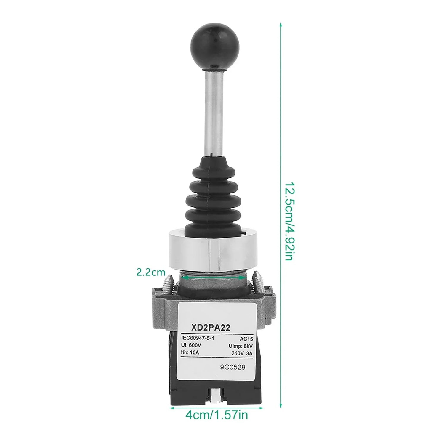 XD2PA22CR 2NO 2-position Spring Return Momentary Joy Stick Joystick