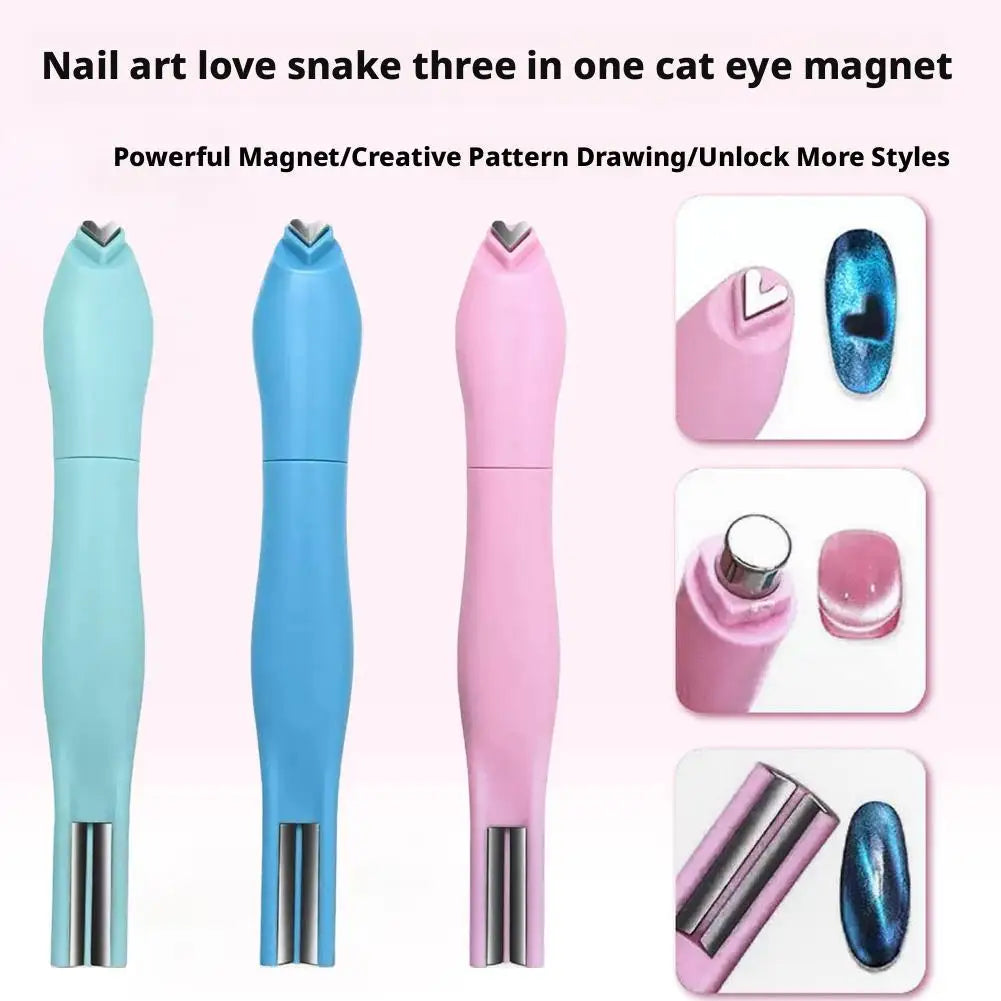 3D Cat Eye Nail Art Magnetic Pen – Gel Polish Magnet Wand