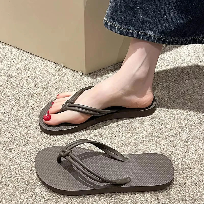 Women's Candy Color Flip Flops | Non-Slip Soft EVA Sandals