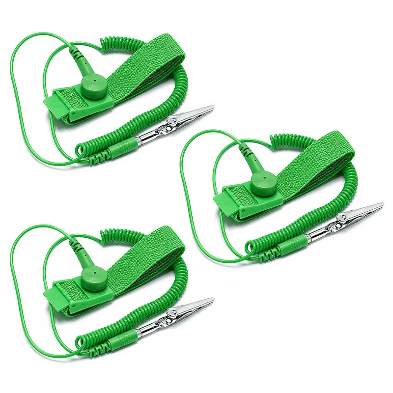 Anti-Static ESD Wrist Strap Grounding Band with Alligator Clip