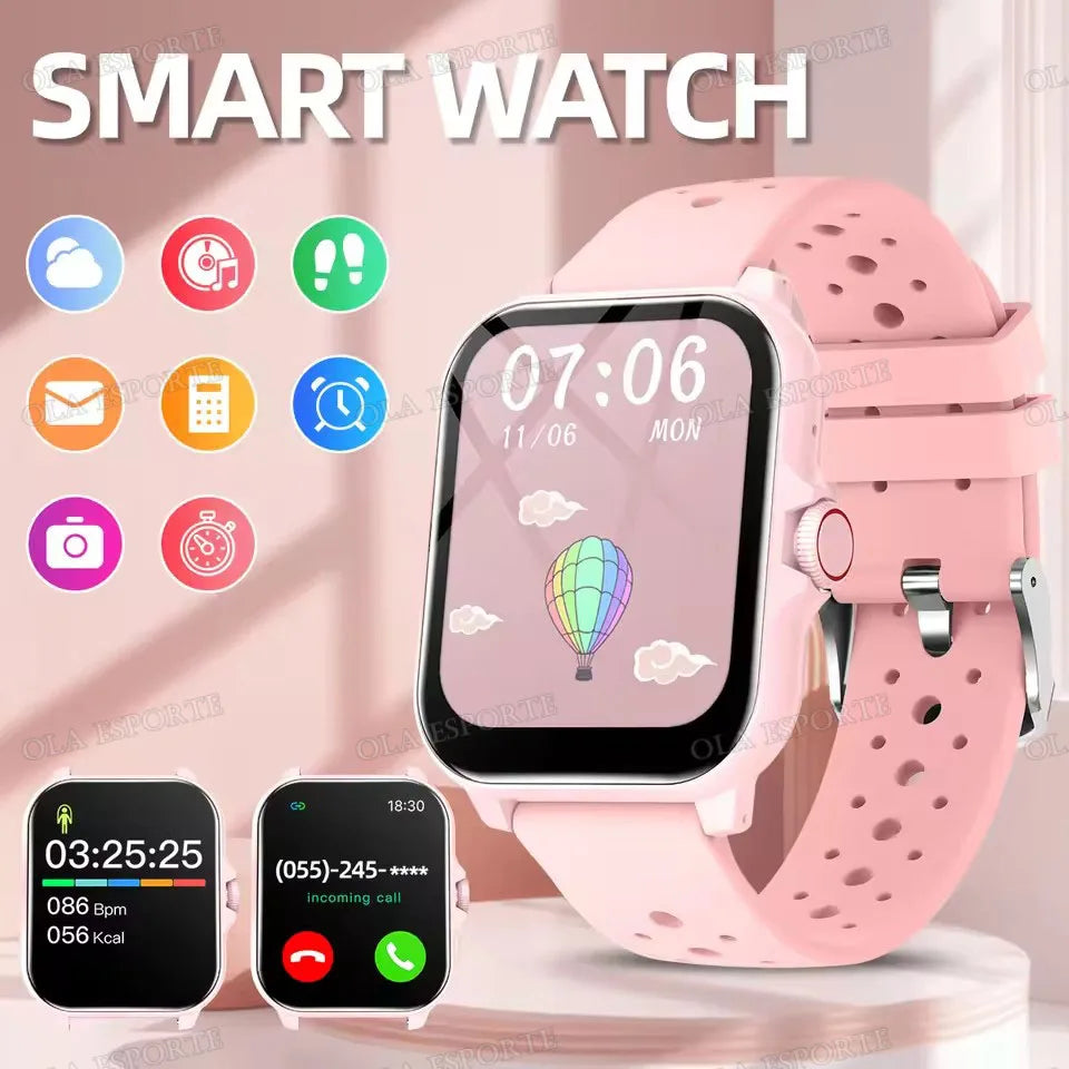 2026 NEW Smartwatch 1.83"HD Screen With Bluetooth Call Multi-Sports Modes IP68Waterproof Watch for Women Men Gift Choice Best Peaceful Pleasures Health and Wellness Pink