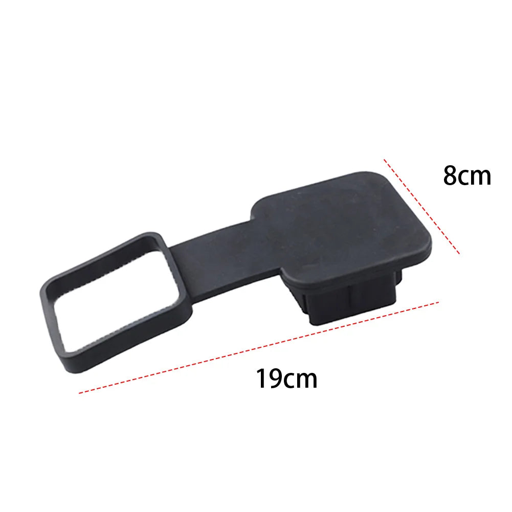 Trailer Hitch Receiver Cover Plug Waterproof Tube Cap Protector Trailer Hitch Cover 2 Inch Receiver Auto Square Plug Peaceful Pleasures Health and Wellness