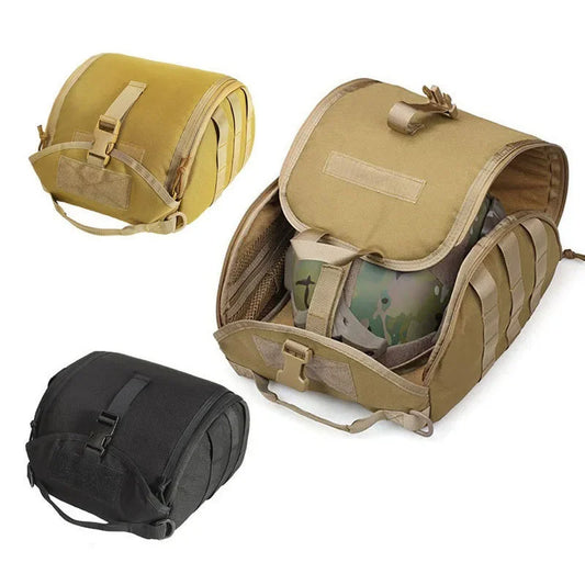 Tactical Helmet Bag Airsoft Anti-virus Carrier Bag Bulletproof Helmet Box Outdoor Storage Molle Bag For Fast MICH Wendy Helmet Peaceful Pleasures Health and Wellness