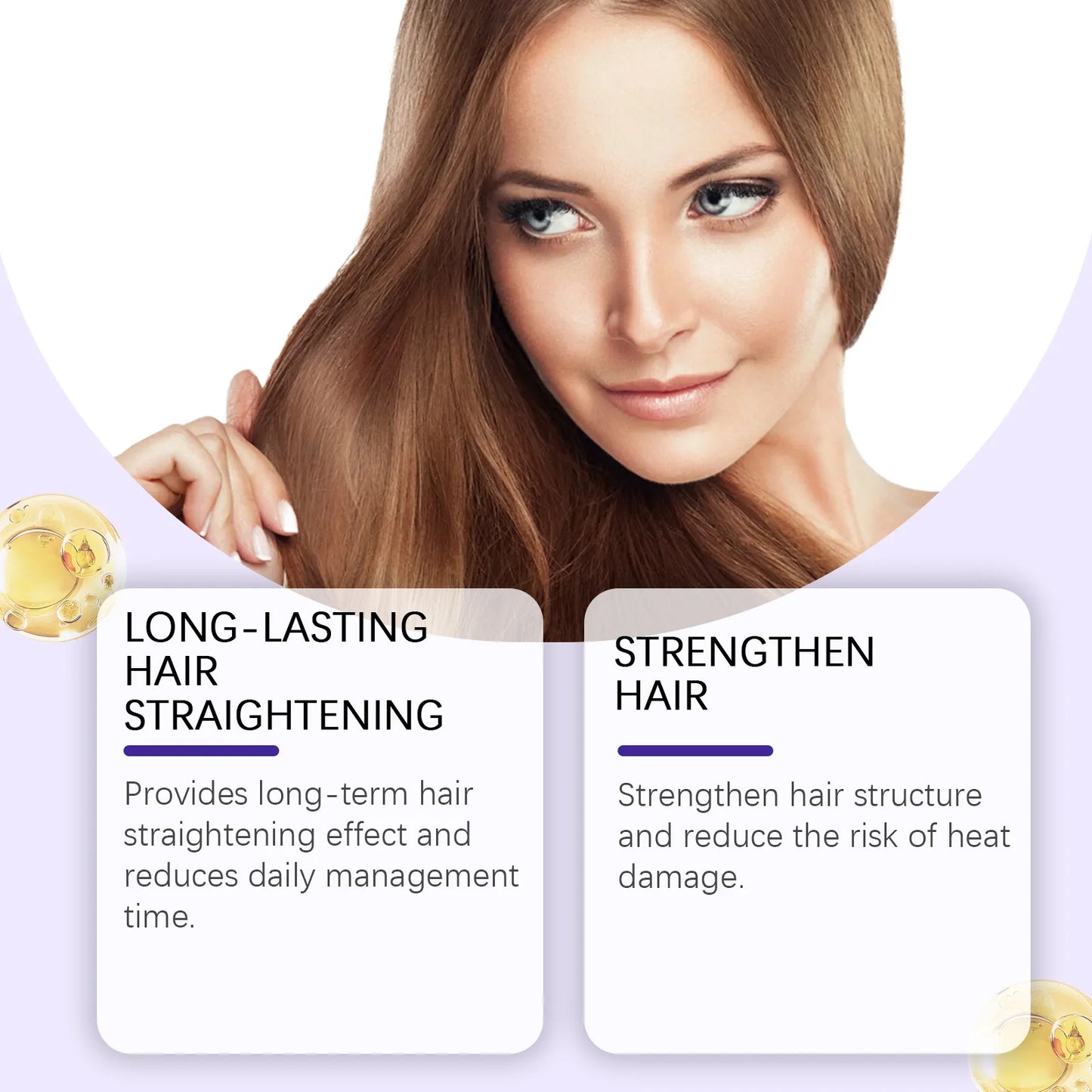 PH-Balancing Hair Protein Straightening & Smoothing Cream 250g