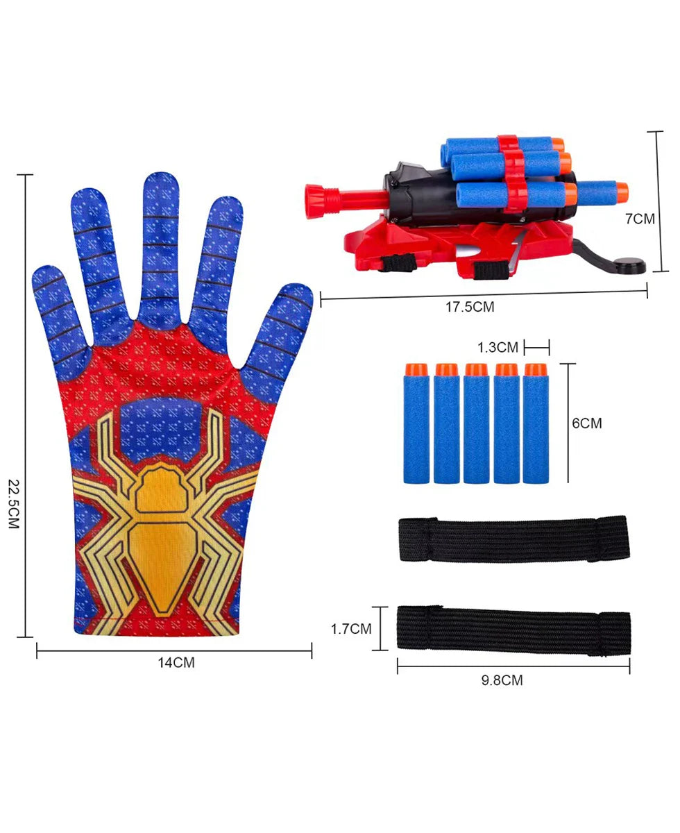 Kids Spider Web Shooter Glove Toy | Cosplay Wristband Launcher