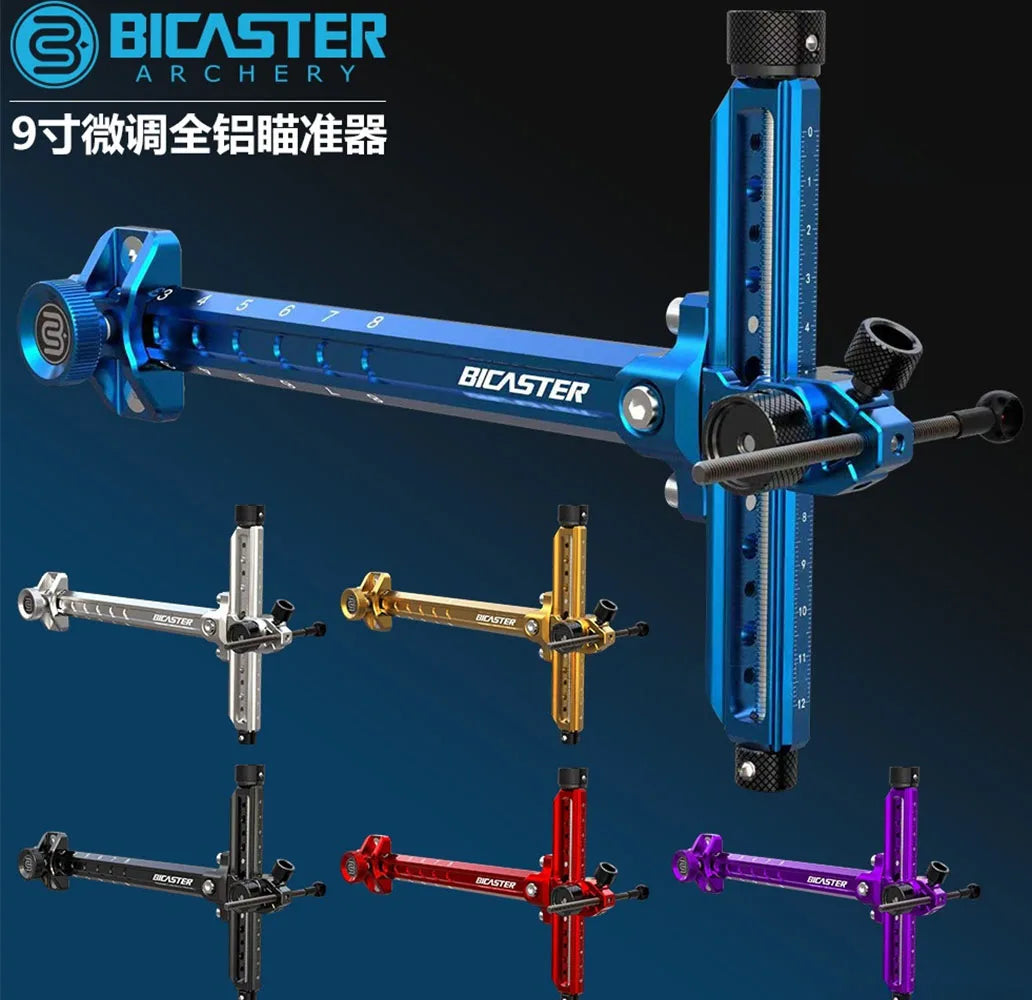 BICASTER AURA Recurve Bow Sight Micro-adjustment Aluminum Adjust