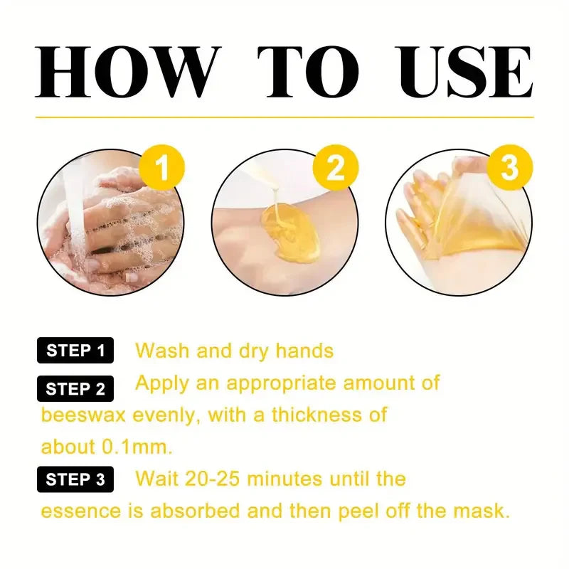 Honey Bee Venom Exfoliating Hand Wax Mask – Moisturizing 60g