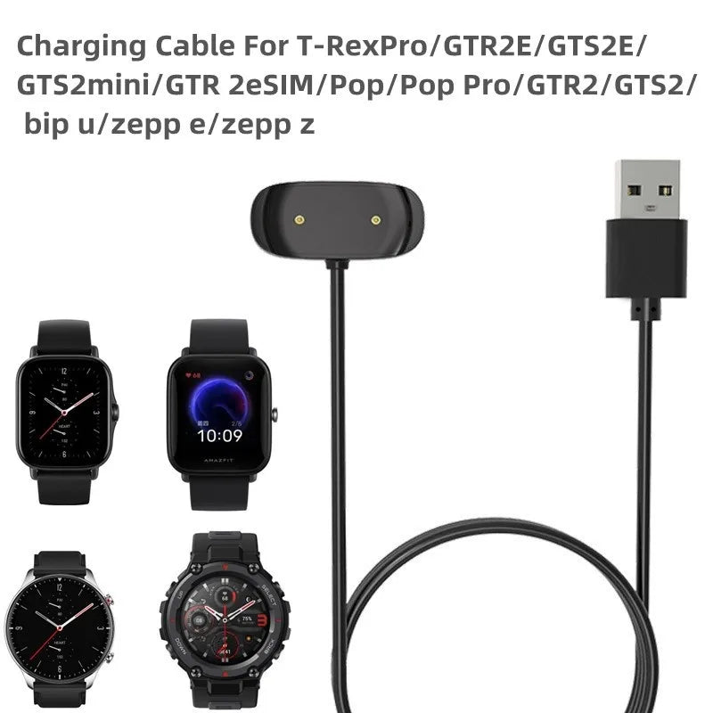 Amazfit Charger Cable for GTS 4/2 Mini, GTR 2, Bip 5, T-Rex Pro Peaceful Pleasures Health and Wellness