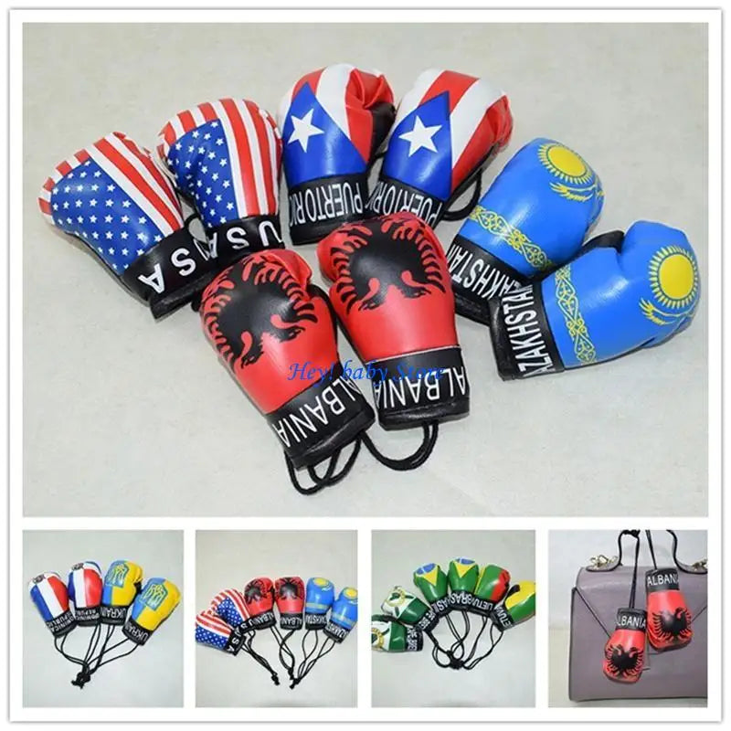Newborn Mini Boxing Gloves Photo Props – 10cm PU Baby Posing