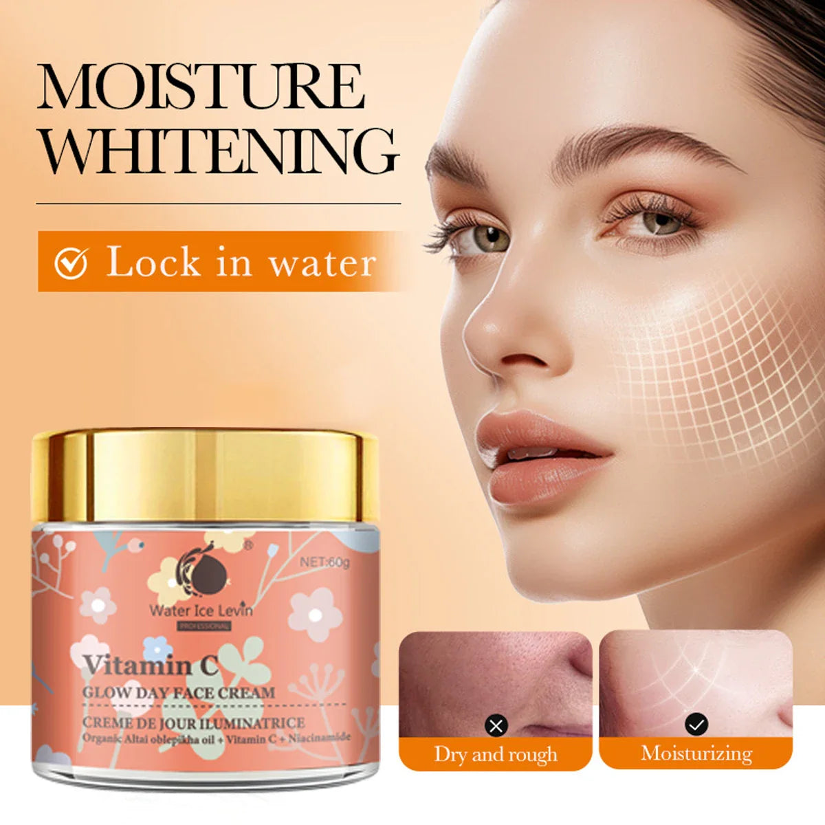 Organic Sunflower Seed Oil Face Cream | Sensitive Skin, 60g