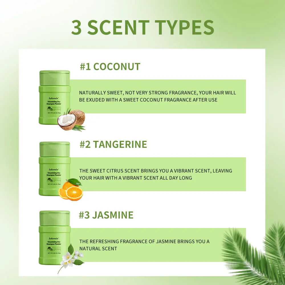 Dry Shampoo Powder Mattifying Root Fuller Looking Refreshing Hair Non-aerosol No White Cast Dry Shampoo Suitable for Women and M Peaceful Pleasures Health and Wellness