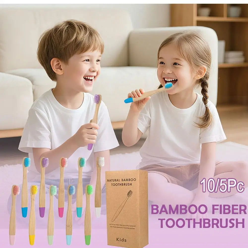 Kids Bamboo Toothbrush – Soft, Eco-Friendly & BPA-Free