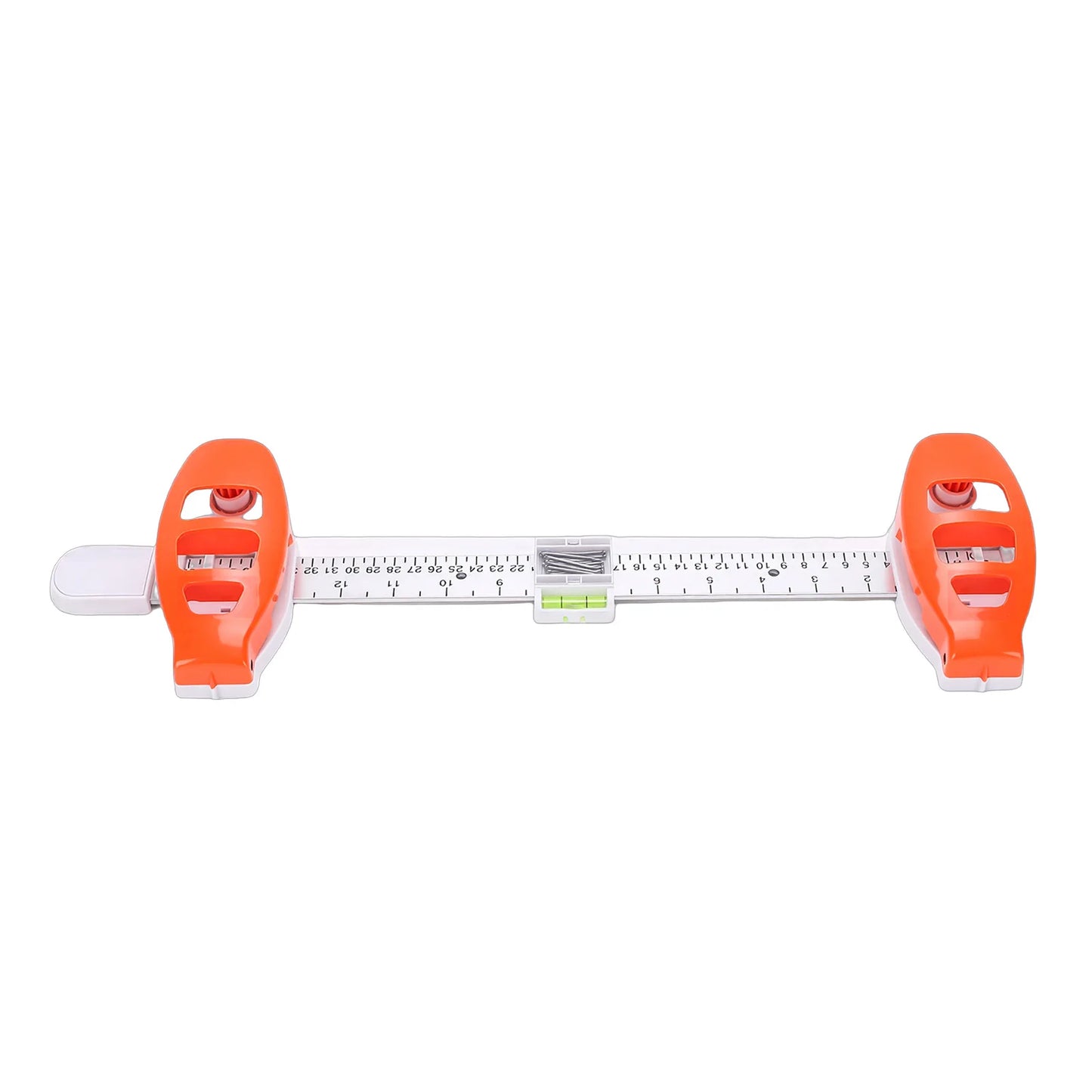 Photo Frame Hanging Tool Picture Hanging Tool Precision Easy Marking Position Photo Frame Level Ruler for Wall Decor Peaceful Pleasures Health and Wellness Orange