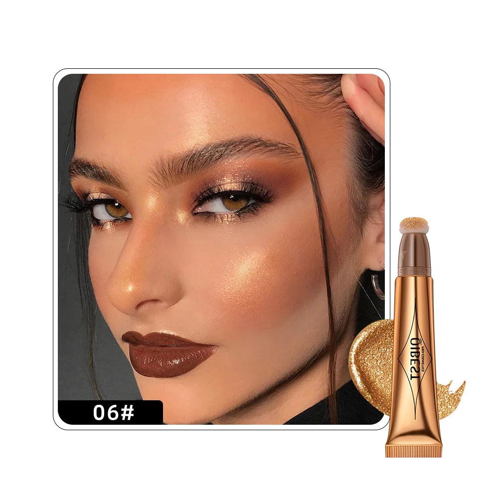 1PCS Liquid Blush Velvet Matte Blusher Face Pigment Lasting Beauty Natural Cream Cheek Tint Orange Peach Blush Makeup Maquiagem Peaceful Pleasures Health and Wellness 06 Liquid Highlight