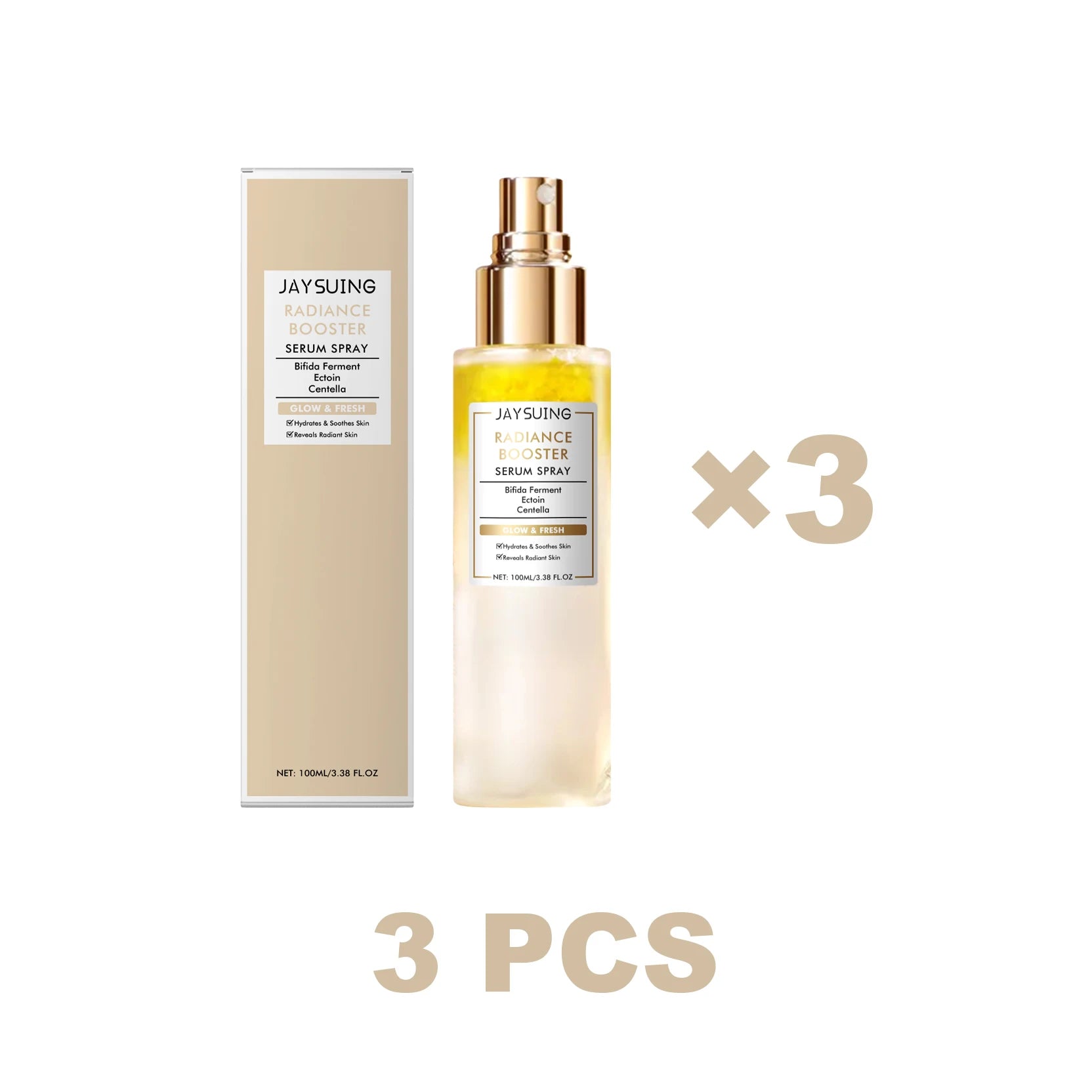 Radiance Booster Serum Spray Moisturizing Relief For Sensitive Skin Nourishing Face Mist Even Skin Tone Winter Skincare Peaceful Pleasures Health and Wellness 3 pcs