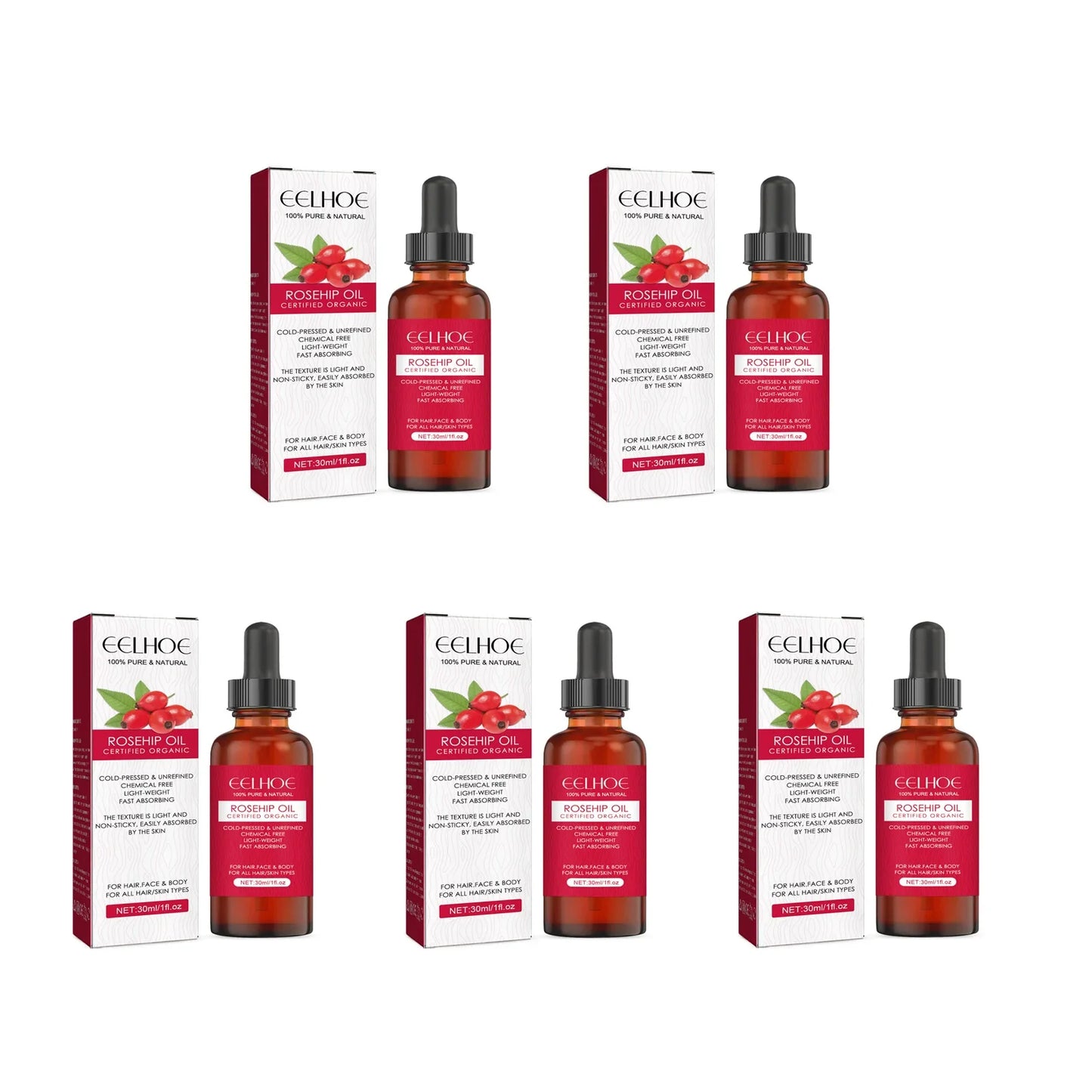 EELHOE Rosehip Facial Oil – Firming, Anti-Aging & Brightening