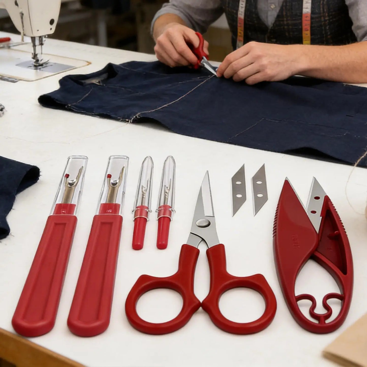 Ergonomic Seam Ripper Set – Thread Cutter for Sewing & Quilting