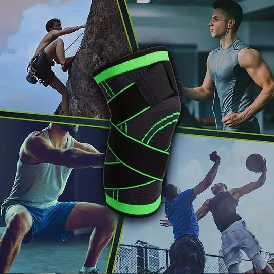 1pc Breathable Compression Knee Brace For Sports, AndJoint Support - High Elastic Knee Pad Protector For Fitness,Weightlifting Peaceful Pleasures Health and Wellness