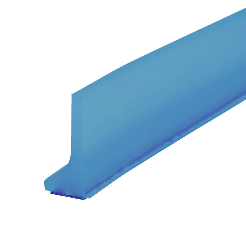 Silicone Shower Barrier Bathroom Water Stopper Retaining Strip