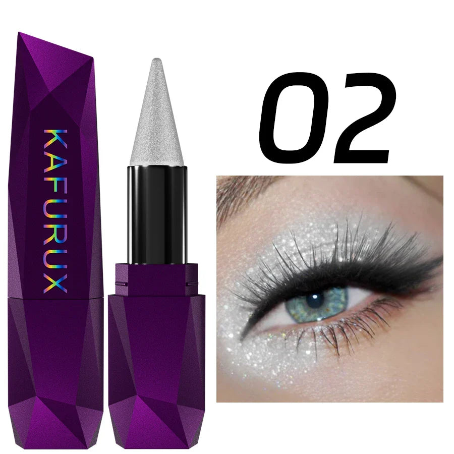 KAFURUX 25-Color Pearlescent Eyeshadow Stick – Waterproof