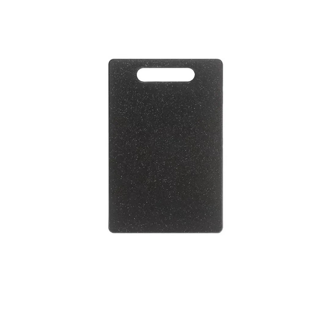Marble Texture PP Cutting Board Antibacterial Double-sided Vegetable Cutting Board Anti-mildew Non-Slip Meat Chopping Board Peaceful Pleasures Health and Wellness Black 25x15cm