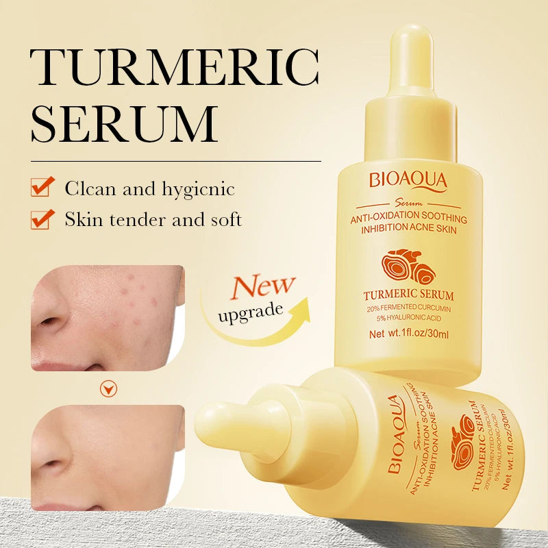 BIOAQUA Turmeric Skin Care Set – Serum & Eye Cream Kit
