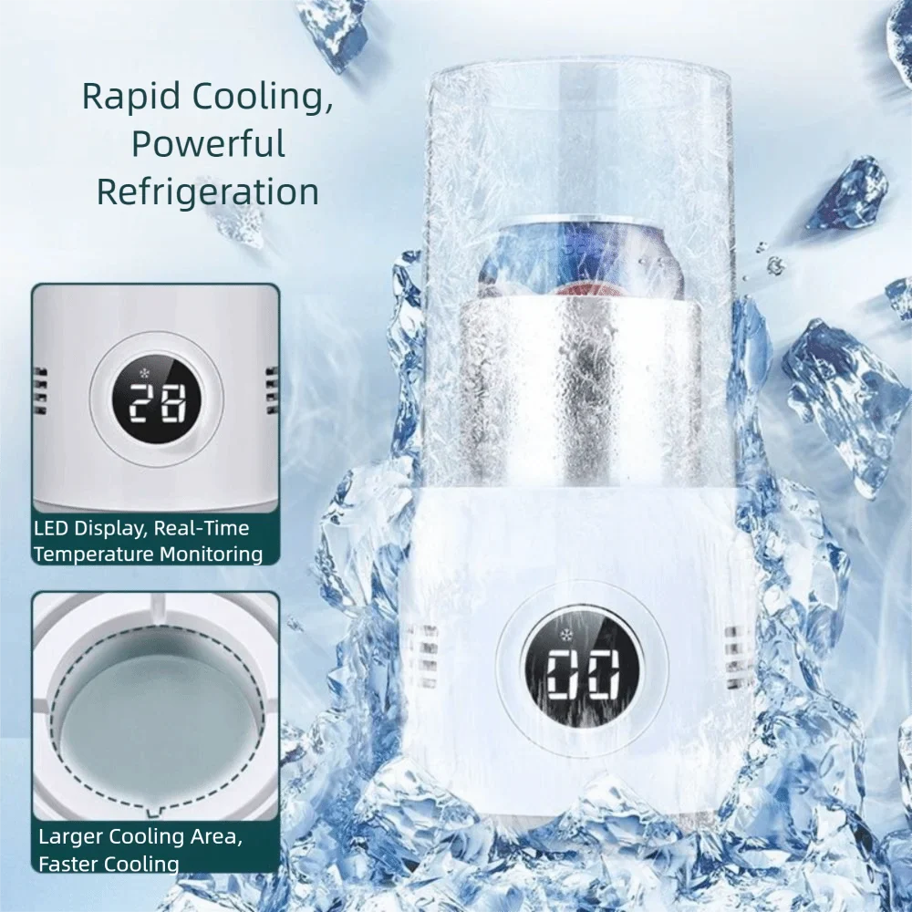 Smart Hot & Cold Cup – Digital Temp Display, Rapid Cool/Heat