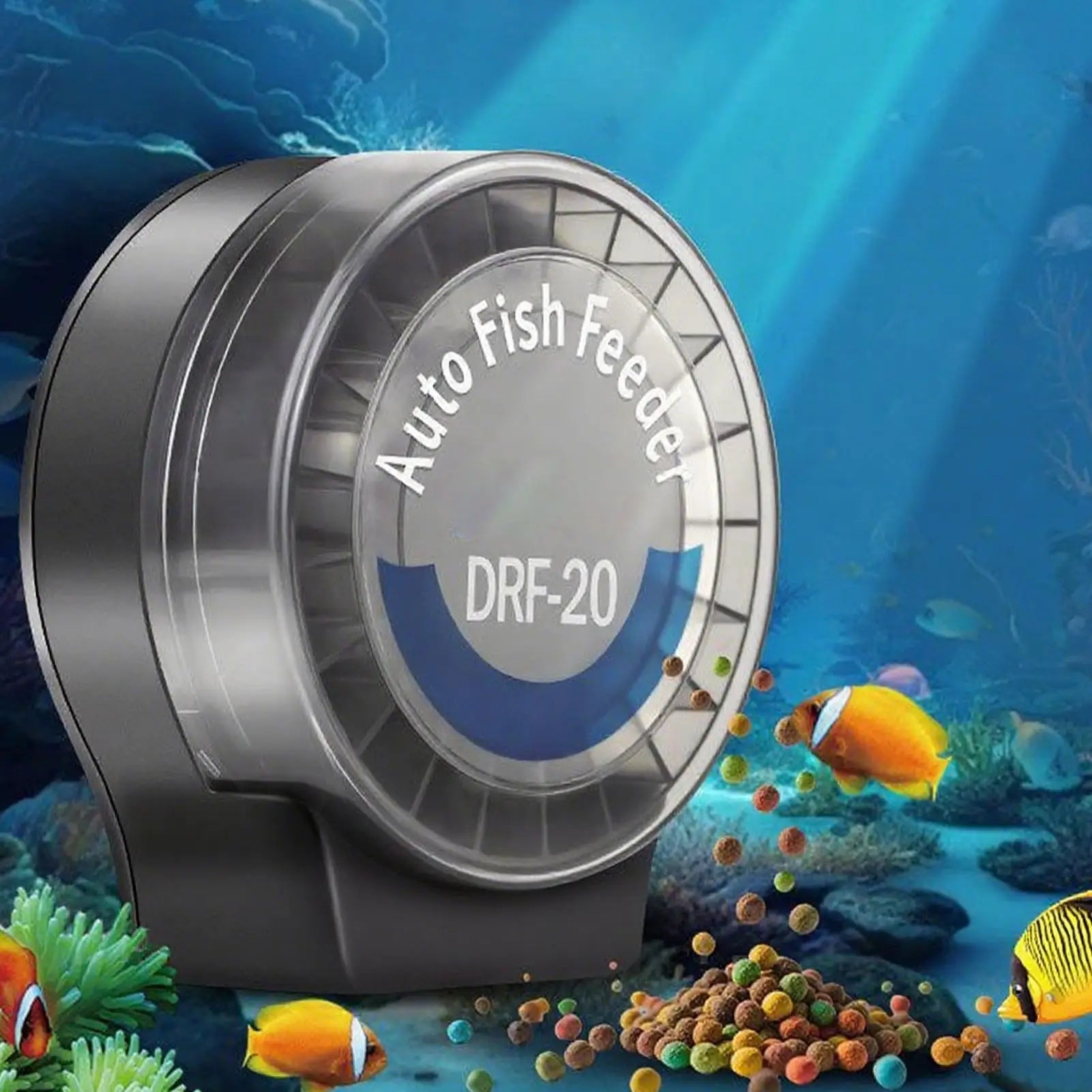Fish Automatic Feeder 21-Compartment 6 Timers Aquarium Food Dispenser Fish Tank Smart Feeder For Turtle Betta Tetrasfrog Axolotl Peaceful Pleasures Health and Wellness