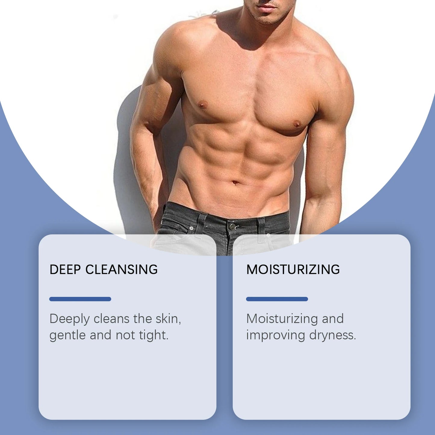 Men's Hyaluronic Acid Shower Gel – Deep Cleanse & Moisturize