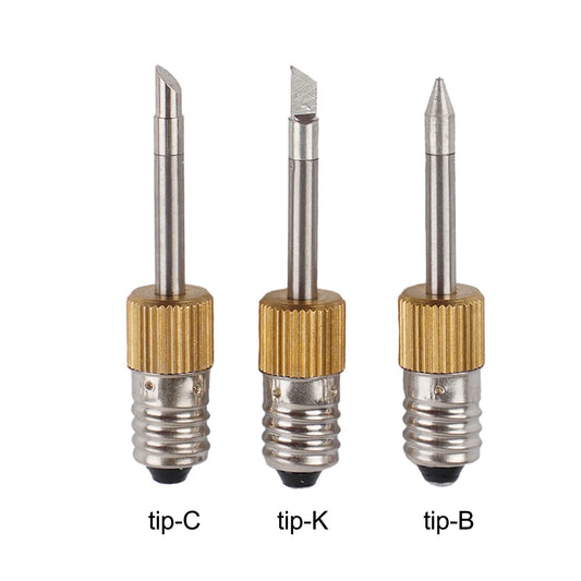 1 E10 Interface Soldering Iron Tip Welding Tips USB B C K Head Tool Peaceful Pleasures Health and Wellness 3pcs