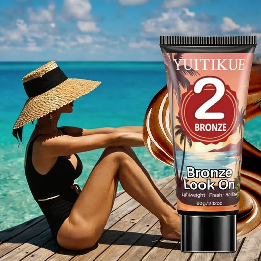 YUITIKUE 2 Bronze Self Tanning Lotion 60g Lightweight, Fresh Formula for Natural Radiant Bronze Skin Peaceful Pleasures Health and Wellness