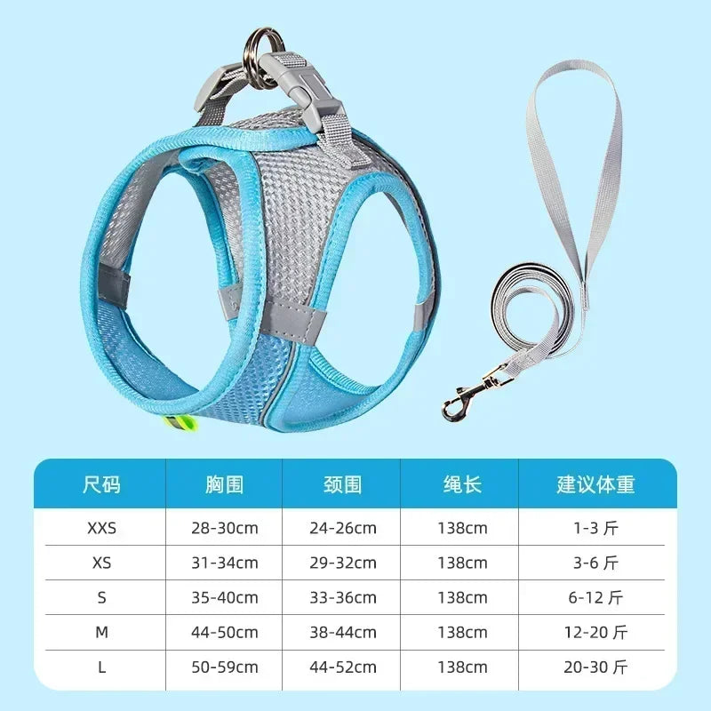 Small Dog Chest Harness Sling – Reflective Puppy Vest