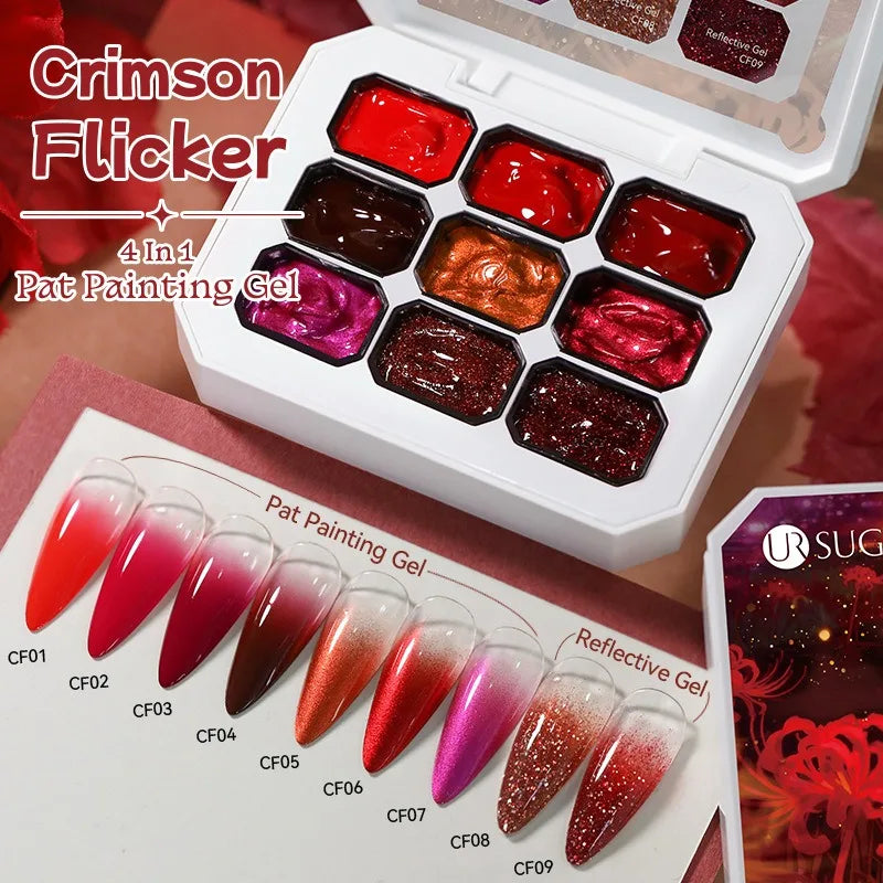 4-in-1 16 Color Nail Art Gel | Gradient Ombre Blush Polish